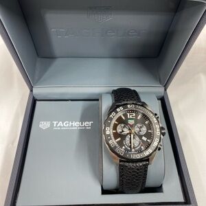 TAG Heuer Black Dial with Silver Bezel Watch
